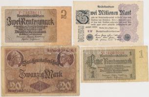 Német Birodalom / Németország / Weimari Köztársaság / Német 3. Birodalom 1910-1933. 25db vegyes bank...