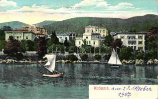 Abbazia, Villen am Hafen / villas at the port