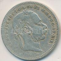 1870GYF 20kr Ag "Váltó Pénz" T:3