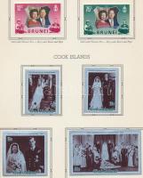 English colonies Elizabeth II. Silver Jubilee 33 paralel issue Angol gyarmatok II. Erzsébet ezüstlak...