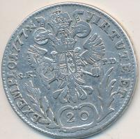1777B SK-PD 20kr Ag "II. József" T:3