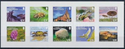 Természet öntapadós tízestömb, Nature self-adhesive block of 10