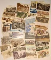 Magyar és európai városképes lapok, háború előtti, 50 db