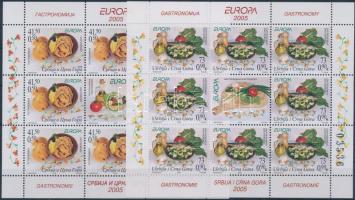 Europa CEPT: Gastronomy mini sheet set, Europa CEPT: Gasztronómia kisív sor