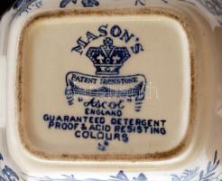 Mason's "Ascott" fedeles tea kiöntő, levonóképes, jelzett, hibátlan, 19cm