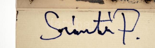 Szántó jelzéssel: Csizmás kandúr (4db jelenet). Vegyes technika, fólia, 14×14 cm