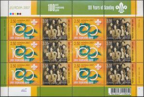 Europa CEPT: Scout mini sheet, Europa CEPT: Cserkészet kisív