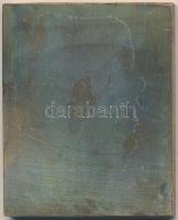 1940. "Magyar Ökölvívó Szövetség - 1940.V.18." Br plakett (50x40mm) T:2