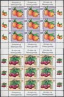 Fruit mini sheet set Gyümölcs kisív sor