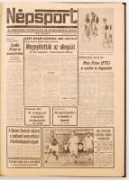 1984 A Los Angelesi Olimpiával foglalkozó újságokból készült házi összeállítás, igényesen bekötve, j...