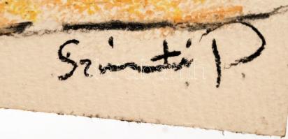 Szántó jelzéssel: Fekvő akt. Pasztell, papír, 29×40 cm