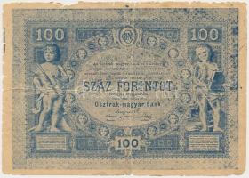 1880. 100Ft facsimile (másolat) T:IV