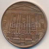 1988. "Debreceni Református Kollégium" Br emlékérem. Szign.: Győrfi S. (42mm) T:2