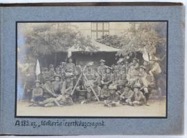 cca 1920 A Wekerle cserkészcsapat utazása Erdélyben. 12 db feliratozott fotót tartalmazó házi fotóal...