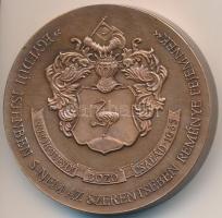 1993. "Bozó Gyula 80 éves" Br piefort emlékérem (42,5mm) T:2 apró ph