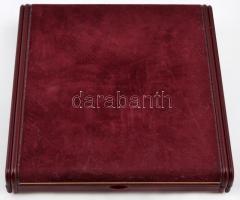 Soltra E. Tamás (1955-) 2000. "Sopron Emlékéremsor" 5db-os Br emlékérem sor dísztokban &qu...