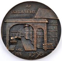 1988. "Bokányi Dezső emlékérem / Az iskoláért 1958" Br emlékérem. Szign.: MK (82mm) T:2
