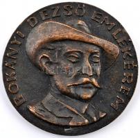 1988. "Bokányi Dezső emlékérem / Az iskoláért 1958" Br emlékérem. Szign.: MK (82mm) T:2
