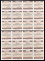 Budapest 1991. "Isolyth-STM Üveggyapot Részvénytársaság" 2db részvénye 10.000Ft-ról, mindk...