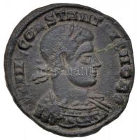 Római Birodalom / Siscia / II. Constantius 334-335. Follis Cu (1,7g) T:2,2- Roman Empire / Siscia / Constantius II 334-335. Follis Cu FL IVL CONSTANTIVS NOB C / GLOR-IA EXERC-ITVS - .GammaSIS. (1,7g) C:XF,VF RIC VII 237.