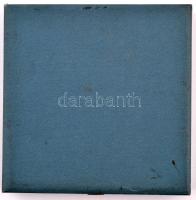 ~1980. "Kiskun napok / Kiskunfélegyháza" fém plakett eredeti tokban (77x77mm) T:2