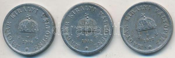 1916-1918KB 2f Fe (3xklf) T:2