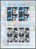 Europa CEPT Contemporary Art mini sheet pair, Europa CEPT Kortárs művészet kisívpár
