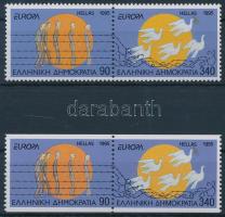 Europa CEPT Béke és Szabadság 2 klf pár, Europa CEPT Peace and Freedom 2 pairs