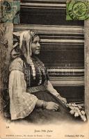 Jeune fille Juive / young jewish girl, Tunisia, Judaica