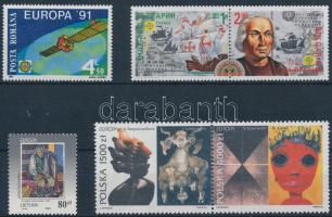 1991-1993 Europa CEPT 4 klf kiadás 1991-1993 Europa CEPT 4 issues