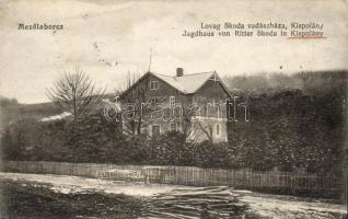 Kispolány, Mala Polana; Lovag Skoda vadászháza / hunting lodge (r)