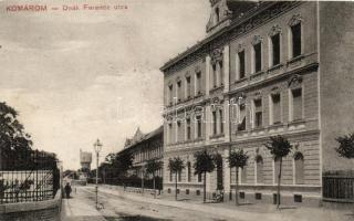 Komárom, Deák Ferencz utca / street (vágott / cut)