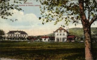 Révfülöp, Vasútállomás, Hullám szálloda (EK)