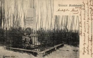 Alsódabas, Kossuth László síremléke; Langfelder Gyula kiadása