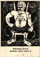 1947 Dózsa-nap, Mezőtúr; Derkovits Gyula Dózsa-sorozatából, Büdös paraszt! (tűnyom / pinhole)