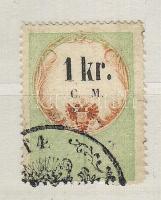 1854 1kr C.M. (8000)