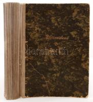 Régi, üres előrendező füzet (A-Z), kissé kopottas állapotban