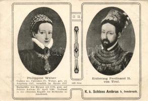 Philippine Welser, die Schlossherrin von Ambras, Erzherzog Ferdinand II. von Tirol; Art Nouveau