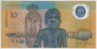 Ausztrália 1988. 10$ "James Cook" emlékkiadás T:III Australia 1988. 10 Dollars "James Cook" commemorative issue C:F