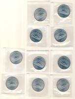 USA 2005P. 1/4$ "Nyugat-Virginia" (10x) egyenként eredeti laminált fólia csomagolásban T:1 USA 2005P. Quarter Dollar "West Virginia" (10x)each one in original laminated packing C:UNC