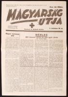 A Magyarság útja c. nyilas újság 1939-es számának reprintje.