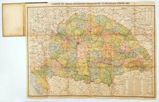 A magyar Szent Korona országainak közigazgatási és közlekedési térképe 1897. Rajz. Homolka József. 1...