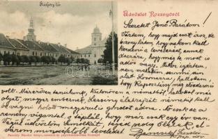 Rozsnyó, Rákóczi tér / square