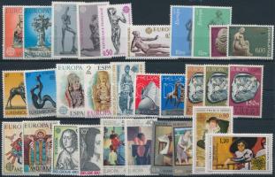 Europa CEPT 1974-1975 14 sets + 1 individual value, Europa CEPT 1974-1975 14 klf sor + 1 önálló érték
