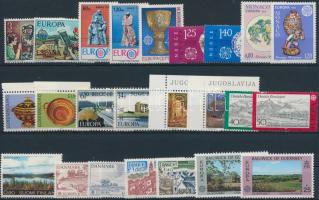 Europa CEPT 1976-1977 11 sets + 2 individual values, Europa CEPT 1976-1977 11 sor + 2 klf önálló érték