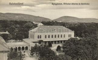 Balatonfüred, gyógyterem, Milleker étterem és kávéház (EK)