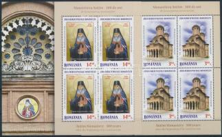 All Saints Monastery mini sheet set, Mindenszentek Kolostor kisív sor