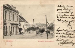 Sümeg, Kossuth Lajos utca, kiadja Horváth Gábor (Rb)