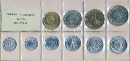 1983. 2f-20Ft 10db klf érmés forgalmi sor fóliatokban T:1