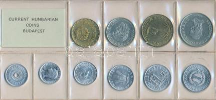 1984. 2f-20Ft 10db klf érmés forgalmi sor fóliatokban T:1